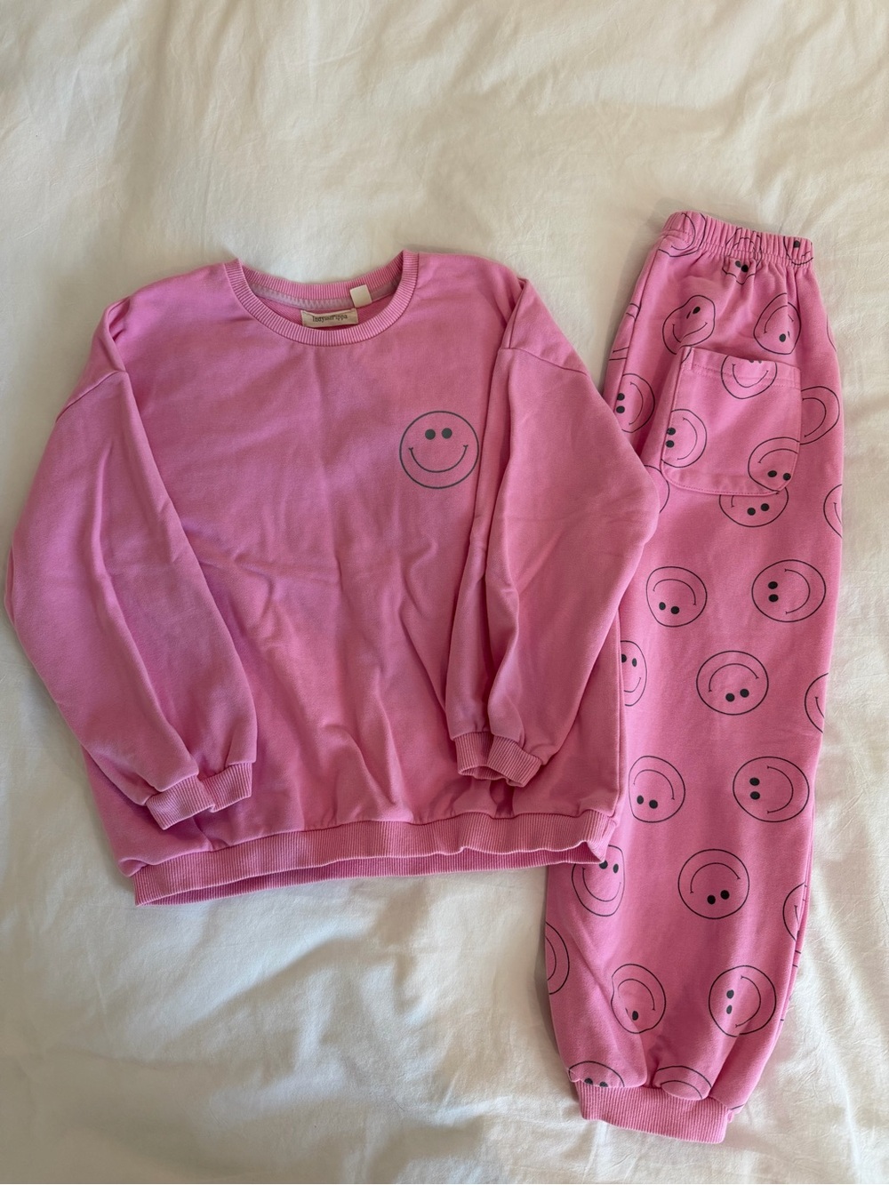 Indy & Pippa smiley sweat set